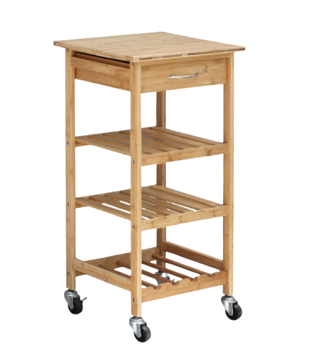 MESA AUXILIAR BAMBU 39x39x80
