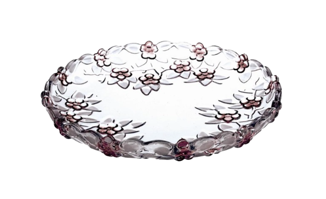 PLATO C/FLORES COLOR 30CM (JZ334)