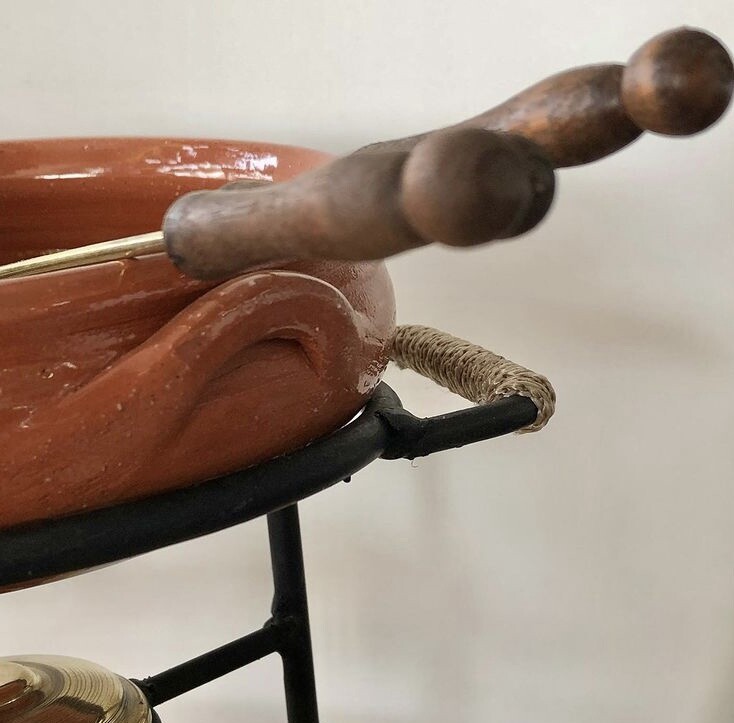 SET FONDUE  C/MADERA Y PINCHOS CHICA