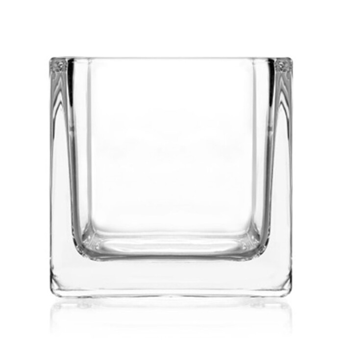 VOTIVO VIDRIO 7.6x7.6/260ML CRISA