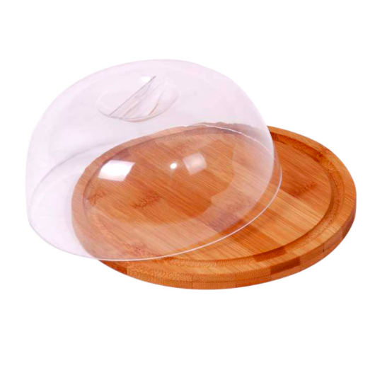 QUESERA MADERA BAMBOO  SELECTA 18CM