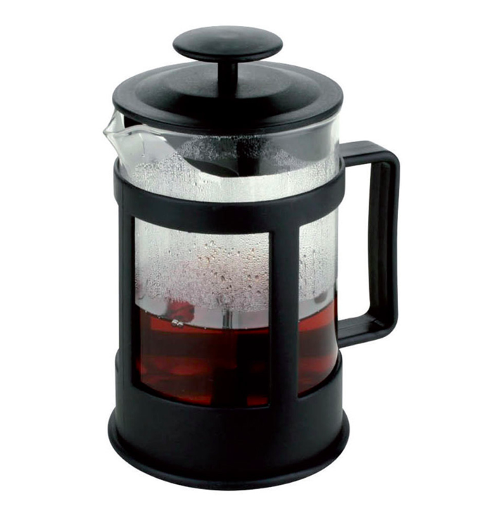 CAFETERA C/ EMBOLO VIDRIO PLAST  800ML