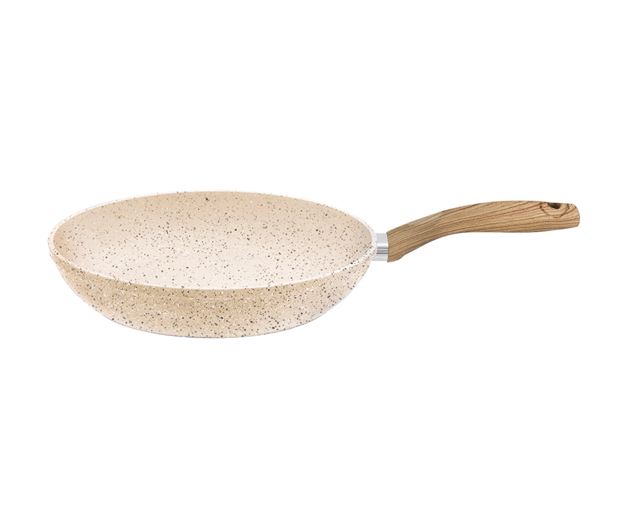 SARTEN ANTIAD MARBLE 20CM APTO INDUC BEIGE