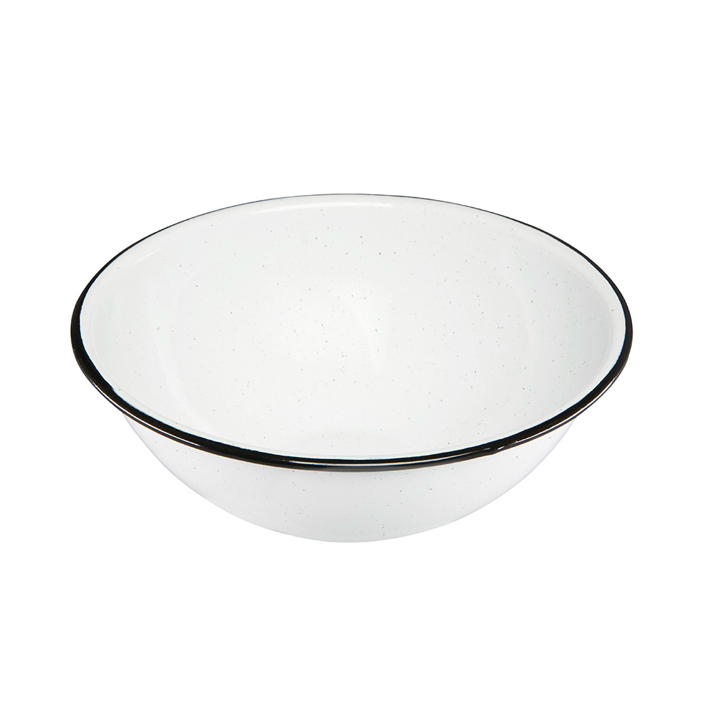 BOWL 500ML VITRIFICADO BLANCO B/NEGRO CINSA