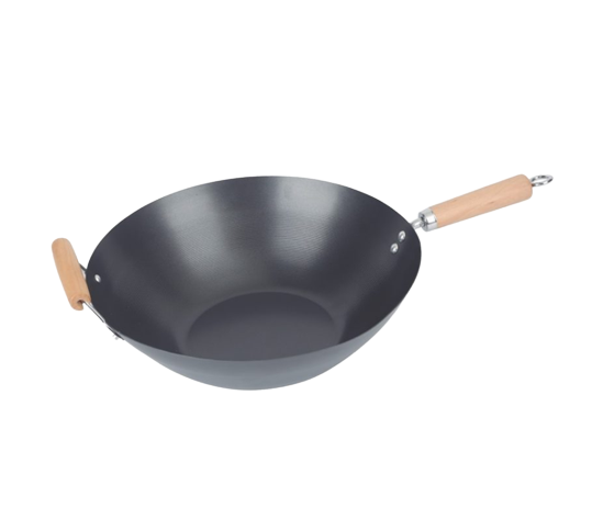 WOK AC AL CARBON 35CM MOD CARBONE