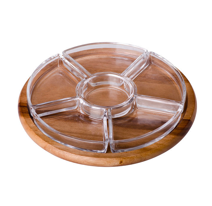 COPETINERO VIDRIO C/ MADERA 6 DIVI  BILLI