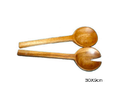 CUBIERTO ENSALADA MADERA