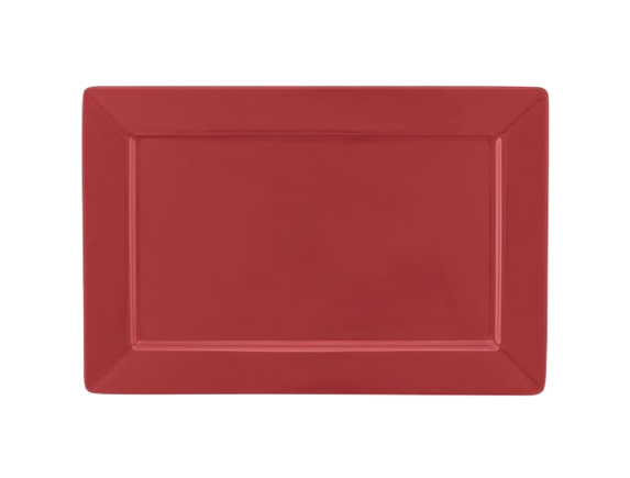 PLATO RECT 30X20 DEC 9703 ROJO OXFORD