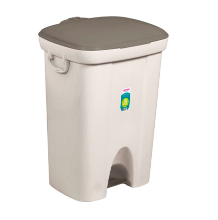 BASURERO C/ PEDAL 72 LTS SANREMO