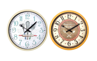 RELOJ PARED DISEÑO COCINA 30CM