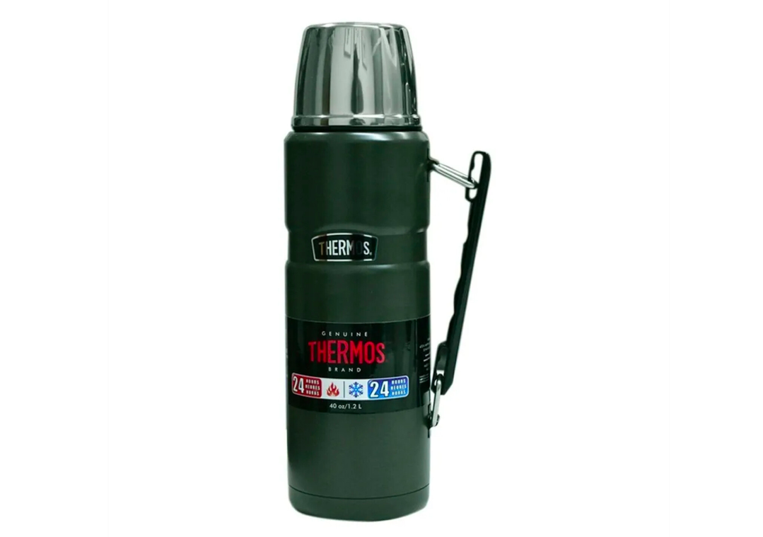 TERMO 1.2L &quot;KING&quot; VERDE MILITAR THERMOS