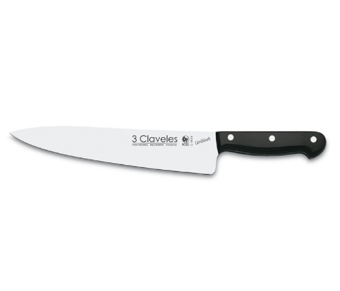 CUCHILLO COCINERO 10&quot; UNIBLOCK REF1163 3 CLAVELES