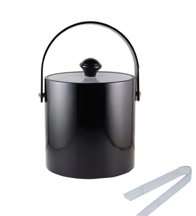 HIELERA NEGRA REDONDA 1.5 C/ PINZA BS-11-CB-SB