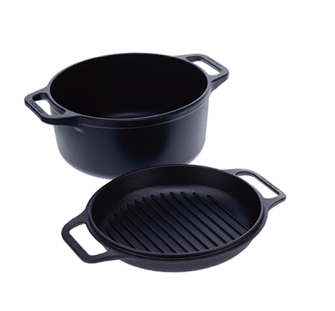 OLLA C/TAPA HIERRO DOBLE USO 6LTS VICTORIA 38816