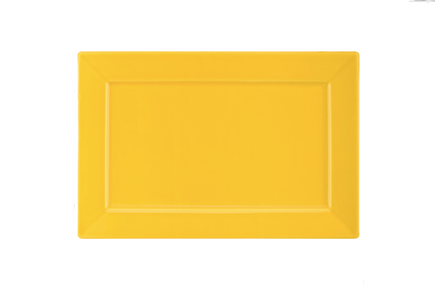 PLATO RECT 30X20 CM DEC 9708 AMARILLO OXFORD