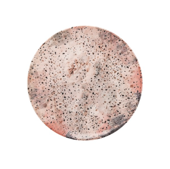PLATO POSTRE 19CM TERRAZZO LOZA OXFORD COD:5602
