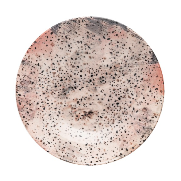 PLATO HONDO 20CM TERRAZZO LOZA OXFORD COD:5602