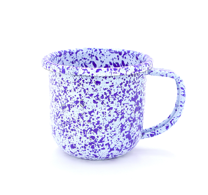 MUG 650 ML ESMALTADO MACUIRA  AZUL/BLANCO