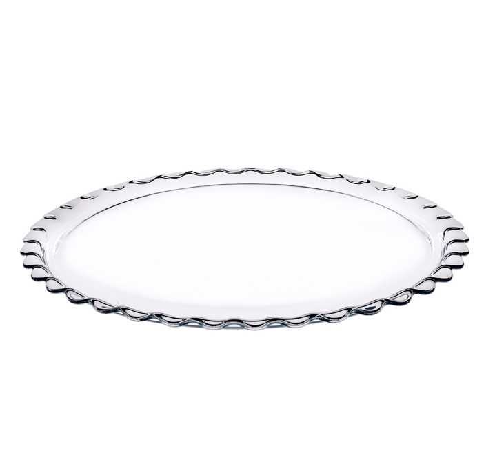 PLATO SERVICIO VIDRIO PASABACHE MAXI S/ PIE