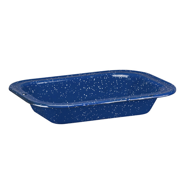 ASADERA 24CM ESMALTADO AZUL CINSA