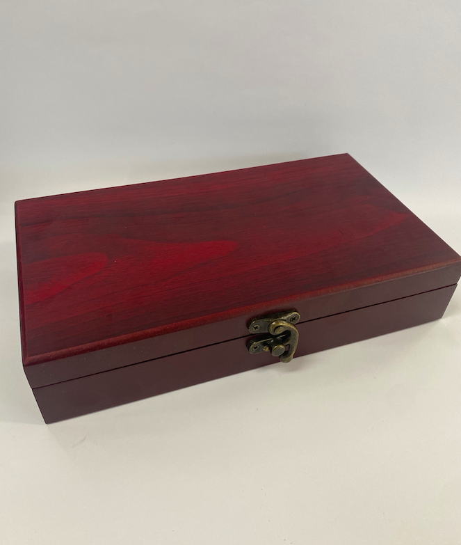 SET DE VINO 5 PZAS CAJA MAD CUADRADA