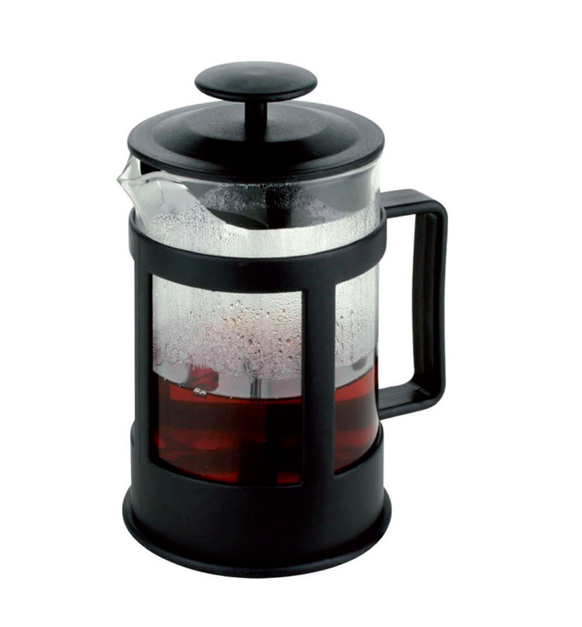 CAFETERA C/ EMBOLO EN VIDRIO Y PLASTICO 350ML MESSINA