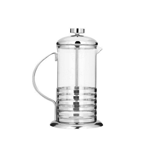 CAFETERA C/ EMBOLO VIDRIO Y METAL 1000ML YITIAN