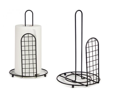 PORTA ROLLO DE COCINA AR KITCHEN NEGRO