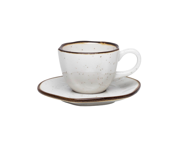 TAZA DE CAFE C/PLATO 75ML MOD:MARESIA RYO 9515  OXFORD