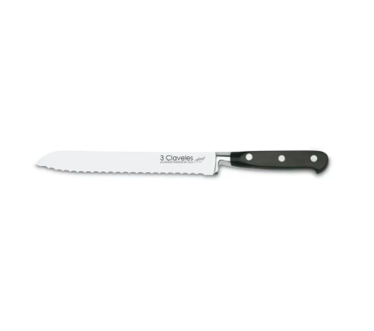 CUCHILLO PAN 20CM FORGE 3 CLAVELES 1567