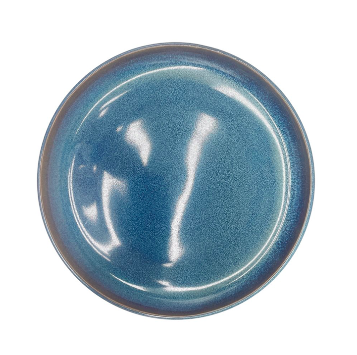 PLATO POSTRE 19CM ORGANIC AZUL LOZA SELECTA