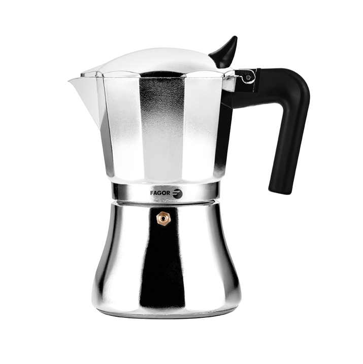 CAFETERA ITALIANA 12 TAZAS CUPY INDUCCION FAGOR