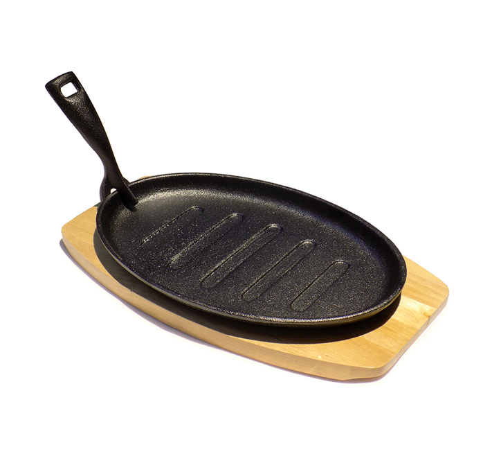 PLANCHA GRIL OVAL 27CM HIERRO SELECTA