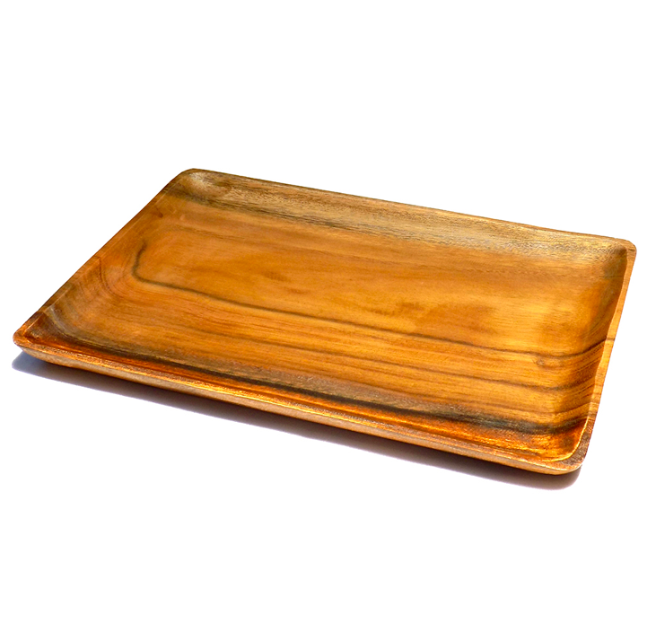 BANDEJA RECTANGULAR MADERA 40x28x2.5