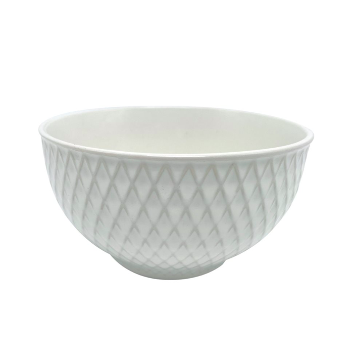 BOWL 14CM DE LOZA BLANCO TEXTURADO  SELECTA