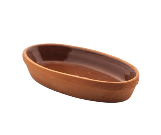 FUENTE OVAL TERRACOTA 23x13x3.5