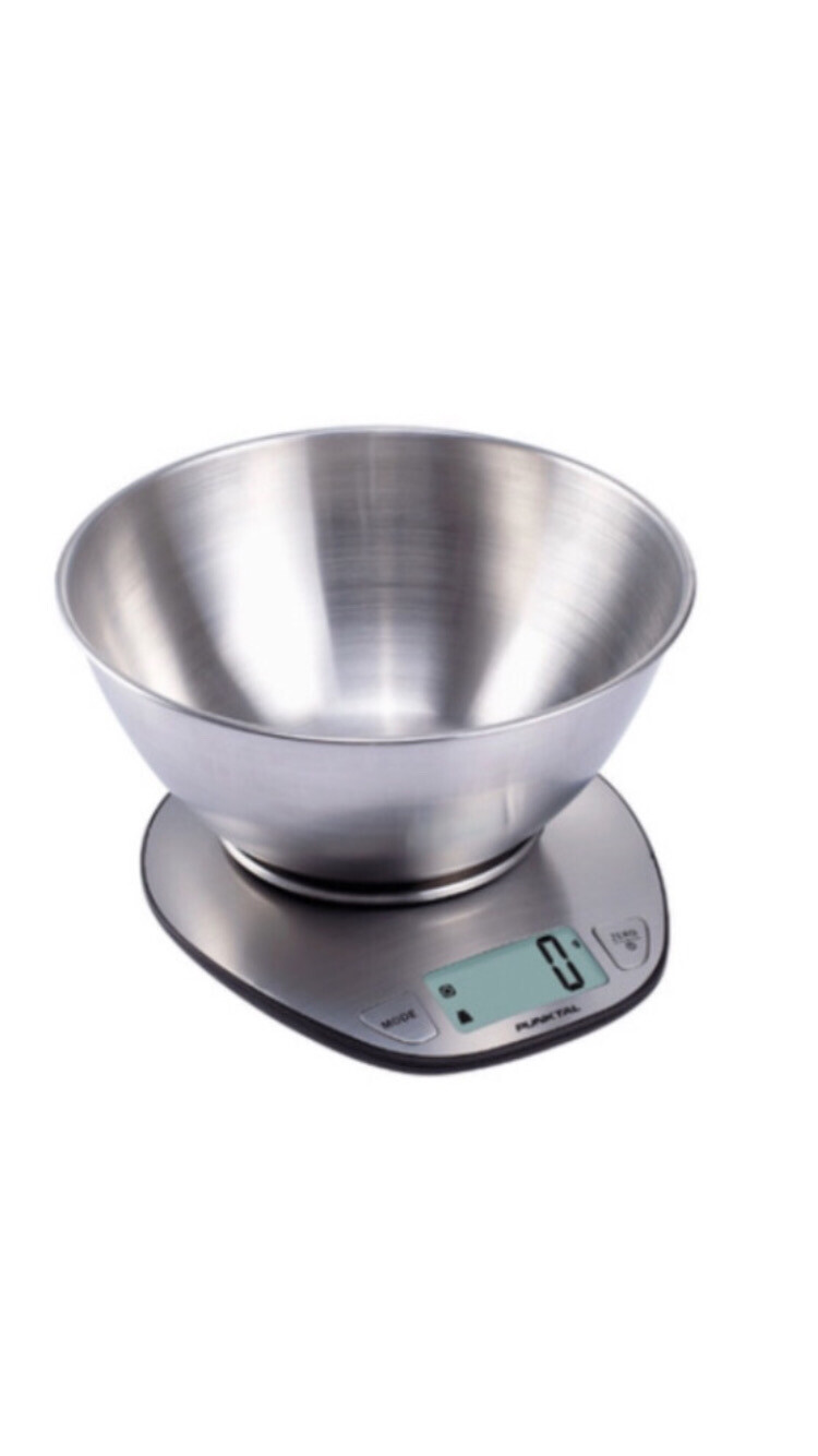 BALANZA COCINA ELECTRONICA BOWL ACERO INOX