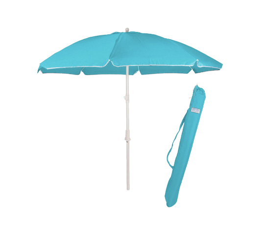 SOMBRILLA PLAYA 2MTS TURQUESA RAY TWIST