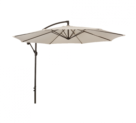 SOMBRILLA DE PIE LATERAL 3.0M U/V NATURAL