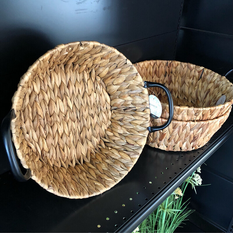 CANASTA RED C/ASAS 33CM JACINTO DE AGUA SELECTA