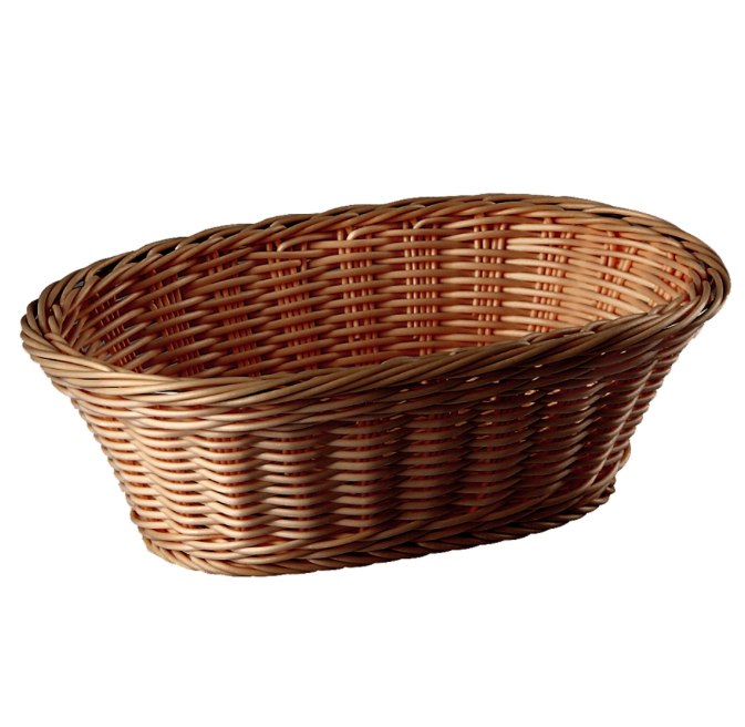 CESTO OVAL RATTAN PLAST 24X12X6 C04007V SUNNEX