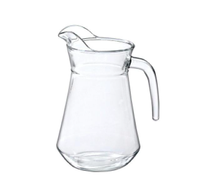 JARRA DE VIDRIO COLONNA 1LT  BORGONOVO