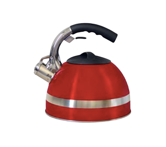 CALDERA ACERO INOX 3LT  ROJA COMET
