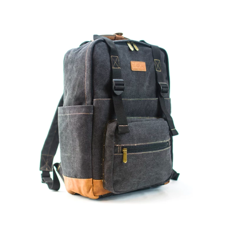 MOCHILA MATERA C/PORTA NOTEBOOK CANVAS HUMO LINCOLNS