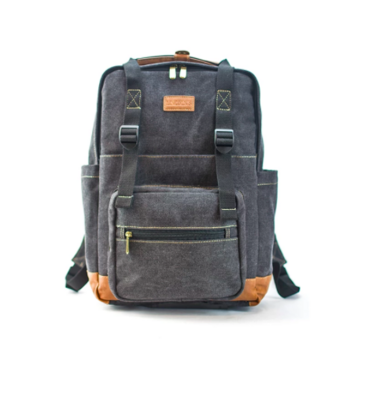 MOCHILA MATERA C/PORTA NOTEBOOK CANVAS HUMO LINCOLNS