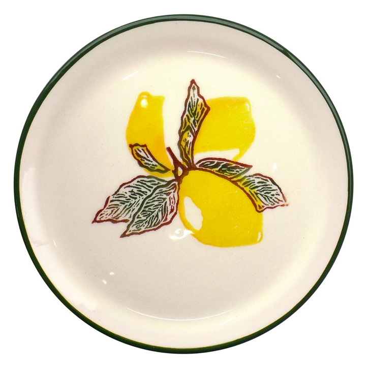 PLATO DE MESA 25CM LOZA SELECTA LIMONES