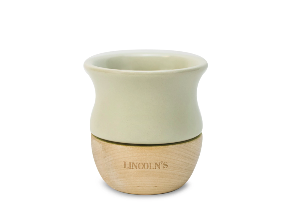 MATE NAURU BASE DE MADERA CERAMICA ARENA LINCOLNS