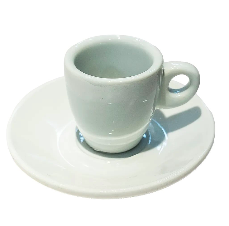 TAZA C/PLATO 60ML BLANCO SELECTA