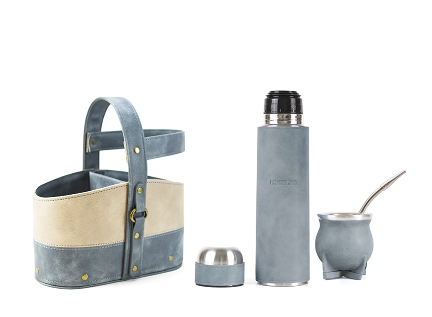 KIT MATERO 4PZAS SERPENS URB AZUL PIEDRA LINCOLNS