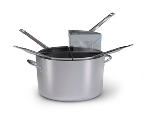COLADOR PORCIONADOR DE PASTA INOX
